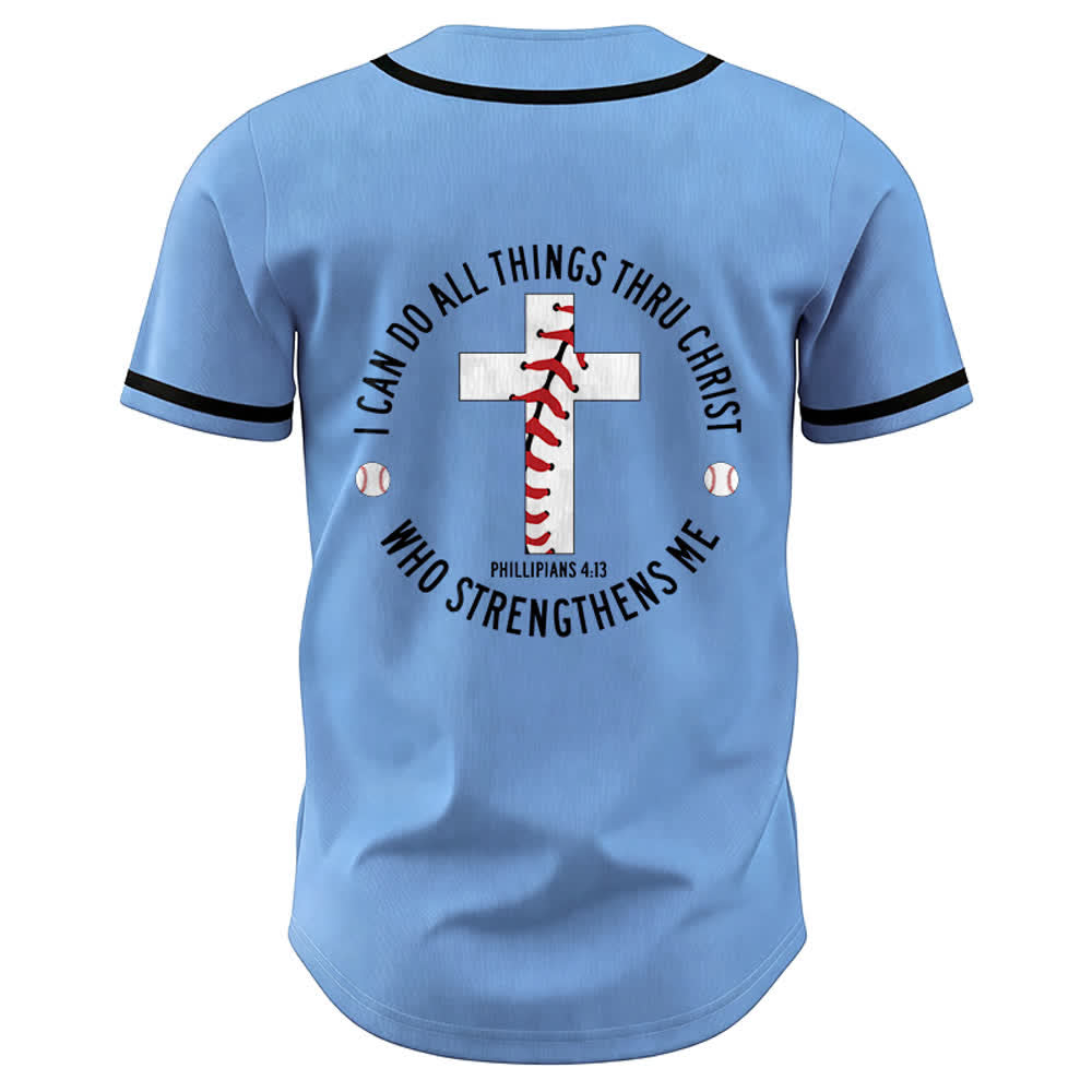 Christianartworkshop Filippesi 4:13 Posso fare ogni cosa Maglia da baseball unisex - image 20