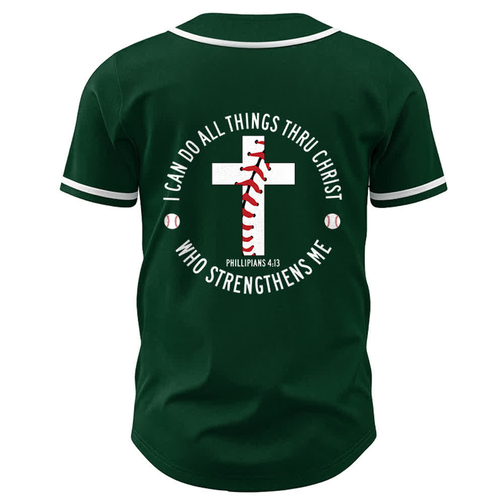 Christianartworkshop Filippesi 4:13 Posso fare ogni cosa Maglia da baseball unisex - image 26