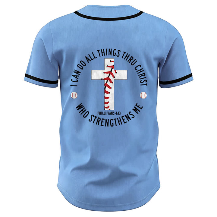 Christianartworkshop Filippesi 4:13 Posso fare ogni cosa Maglia da baseball unisex - image 20