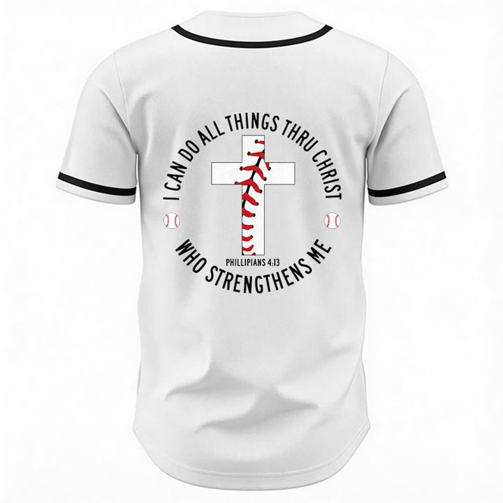 Christianartworkshop Filippesi 4:13 Posso fare ogni cosa Maglia da baseball unisex - image 8