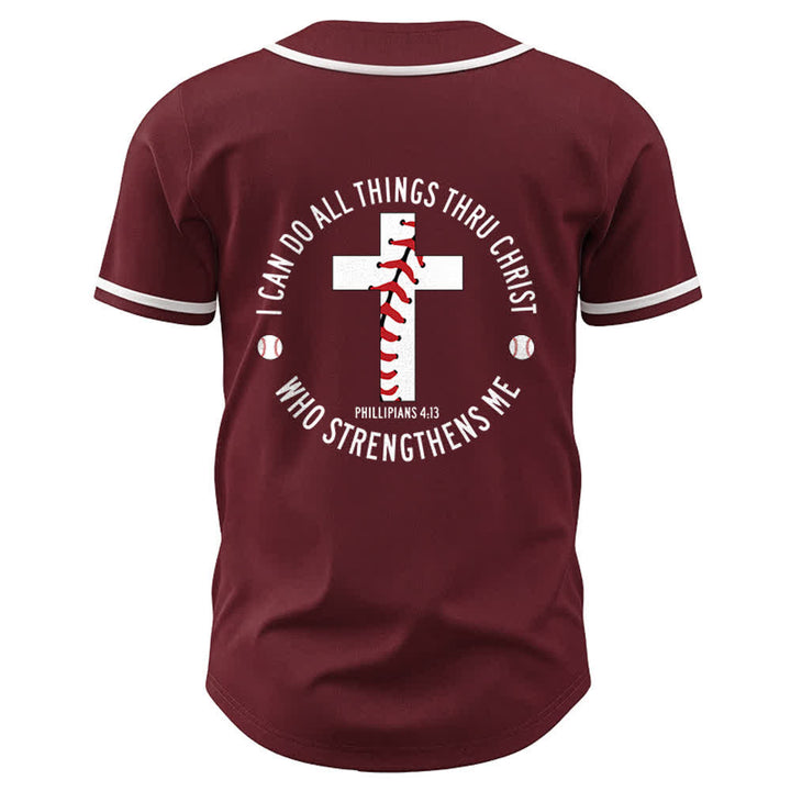 Christianartworkshop Filippesi 4:13 Posso fare ogni cosa Maglia da baseball unisex - image 17