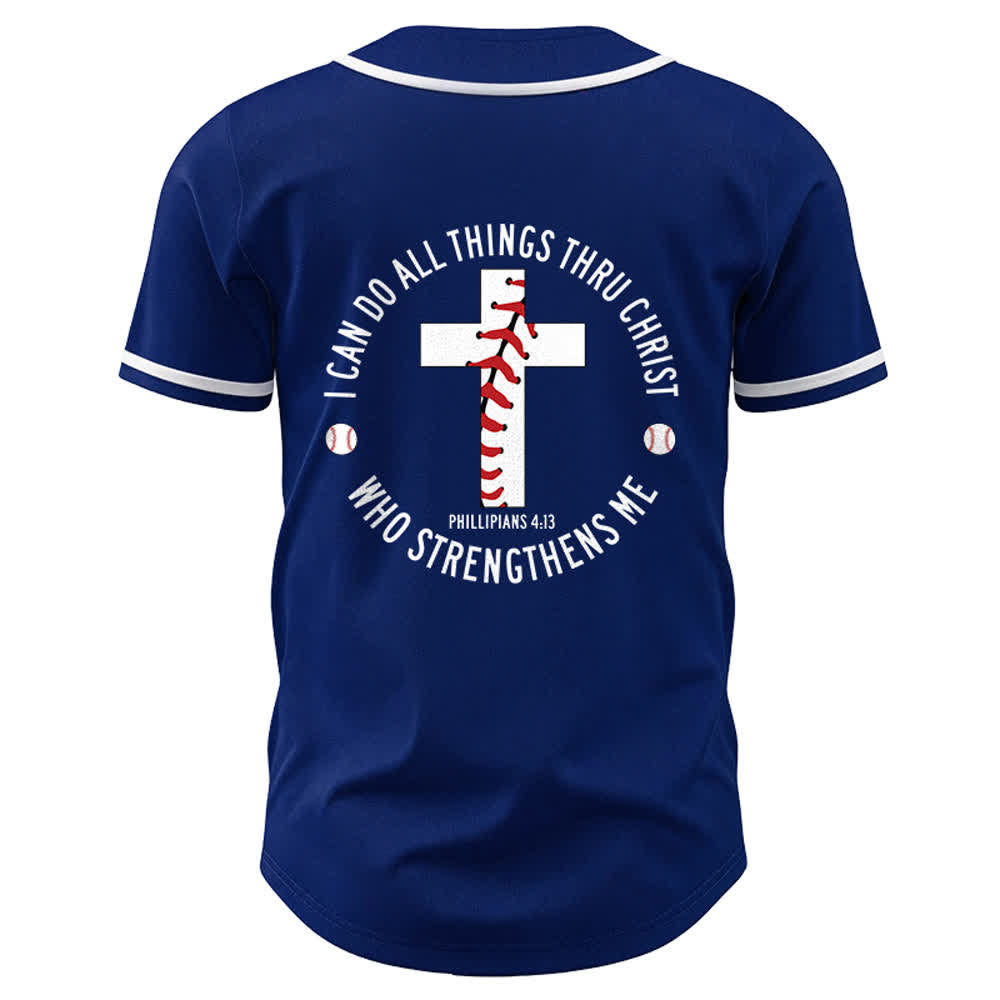 Christianartworkshop Filippesi 4:13 Posso fare ogni cosa Maglia da baseball unisex - image 23