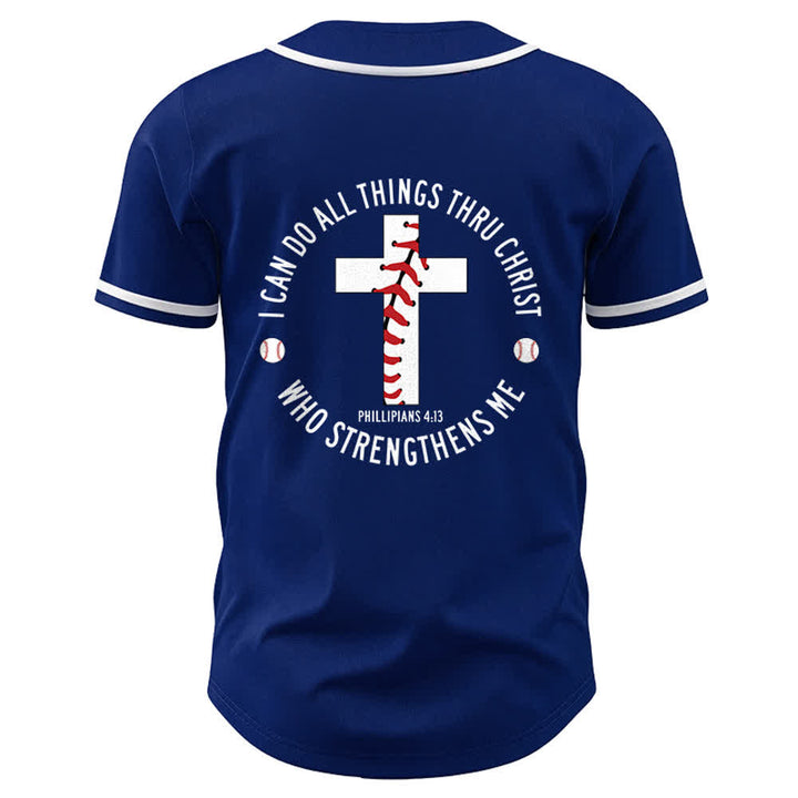 Christianartworkshop Filippesi 4:13 Posso fare ogni cosa Maglia da baseball unisex - image 23