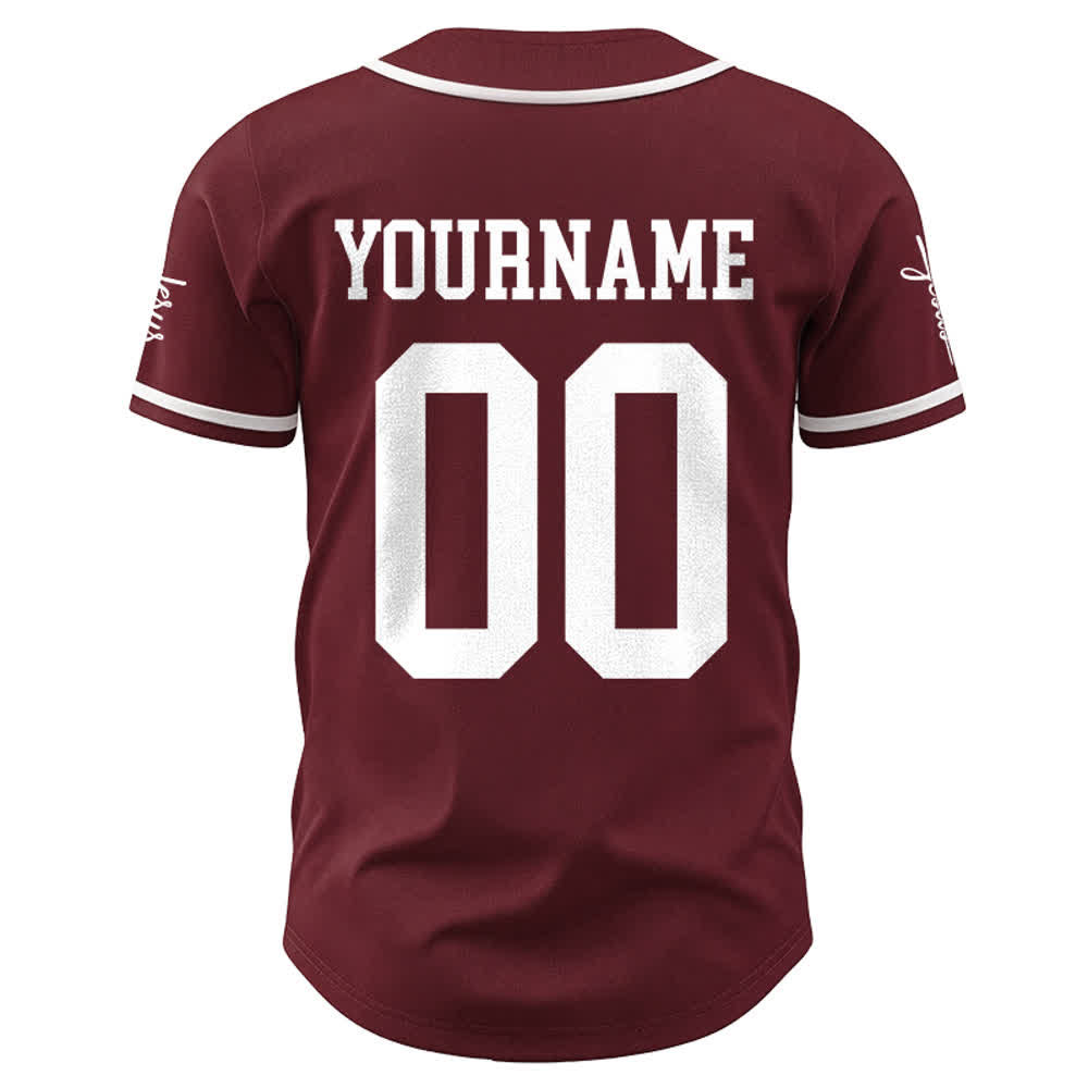 Christianartworkshop Child Of God Maglia da baseball unisex personalizzata con nome e numero - image 16