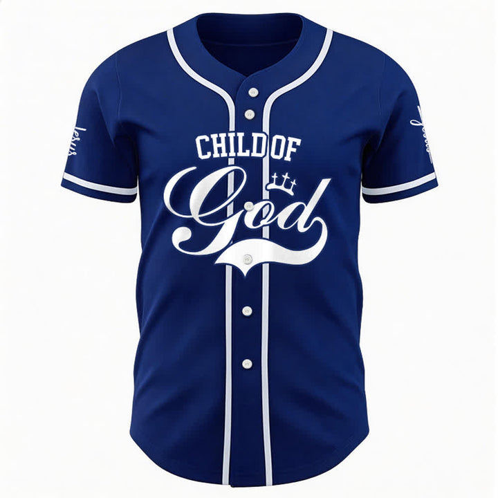 Christianartworkshop Child Of God Maglia da baseball unisex personalizzata con nome e numero - image 21