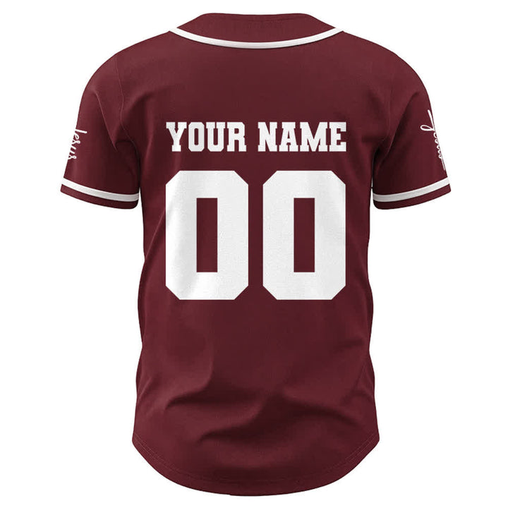 Christianartworkshop Maglia da baseball unisex personalizzata con Gesù Classico Abbigliamento Sportivo Personalizzato - image 16