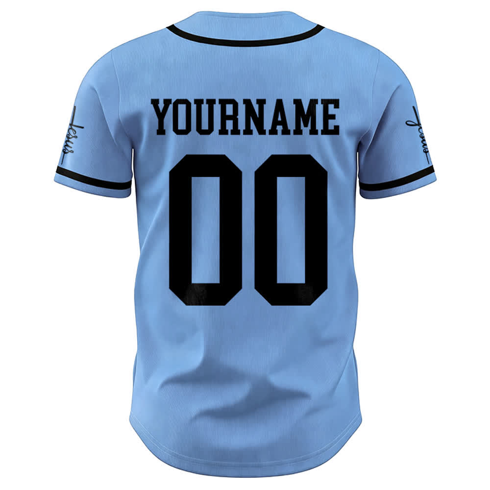 Christianartworkshop Maglia da baseball unisex personalizzata con Gesù Classico Abbigliamento Sportivo Personalizzato - image 19