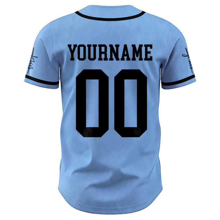 Christianartworkshop Maglia da baseball unisex personalizzata con Gesù Classico Abbigliamento Sportivo Personalizzato - image 19