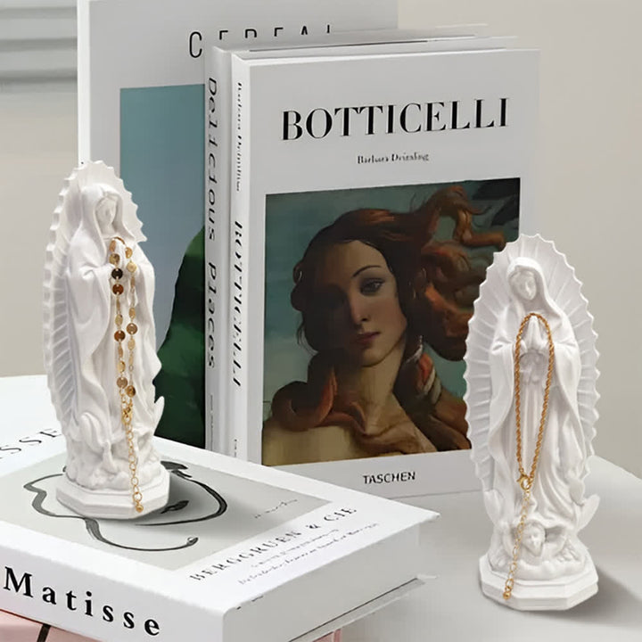 Christianartworkshop Statua moderna della Madonna di Guadalupe: Decorazione per la casa in stile cristiano - image 10