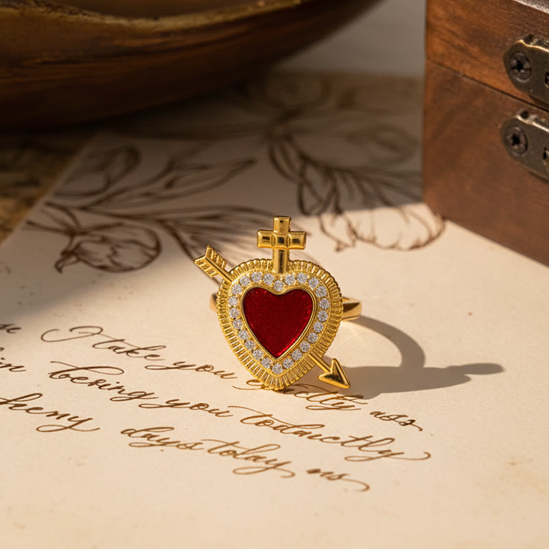 Christianartworkshop Collezione di anelli multi-design Sacro Cuore: emblema dell'amore divino - image 3