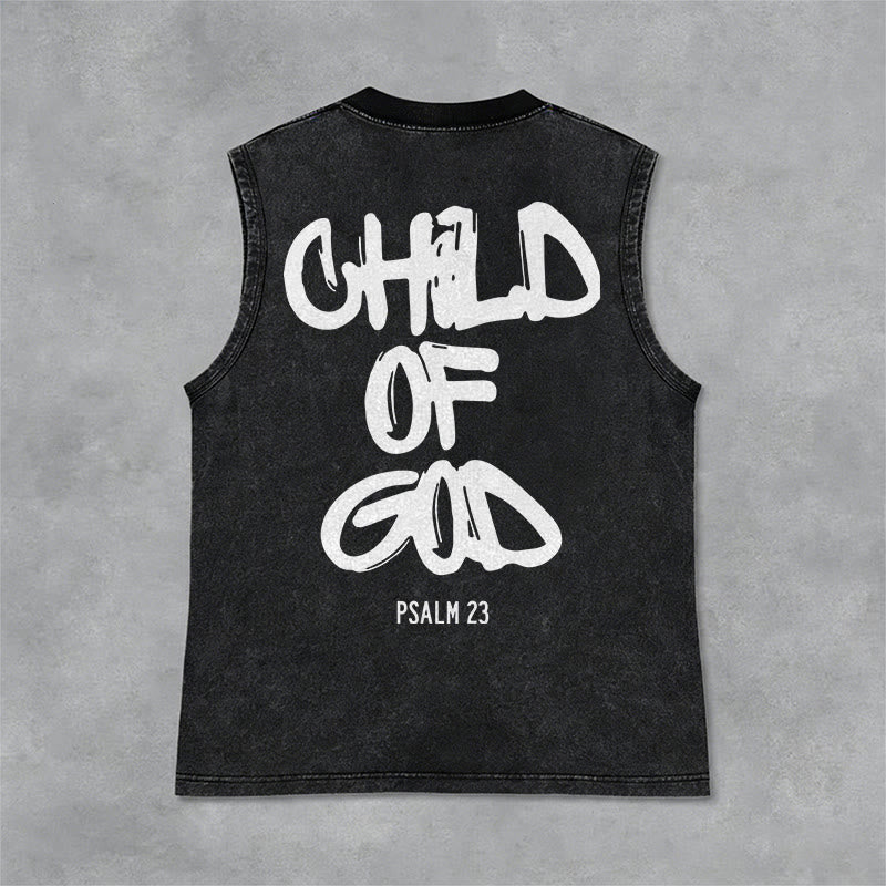 Christianartworkshop Canotta unisex lavata CHILD OF GOD - Nero - 2XL - image 1