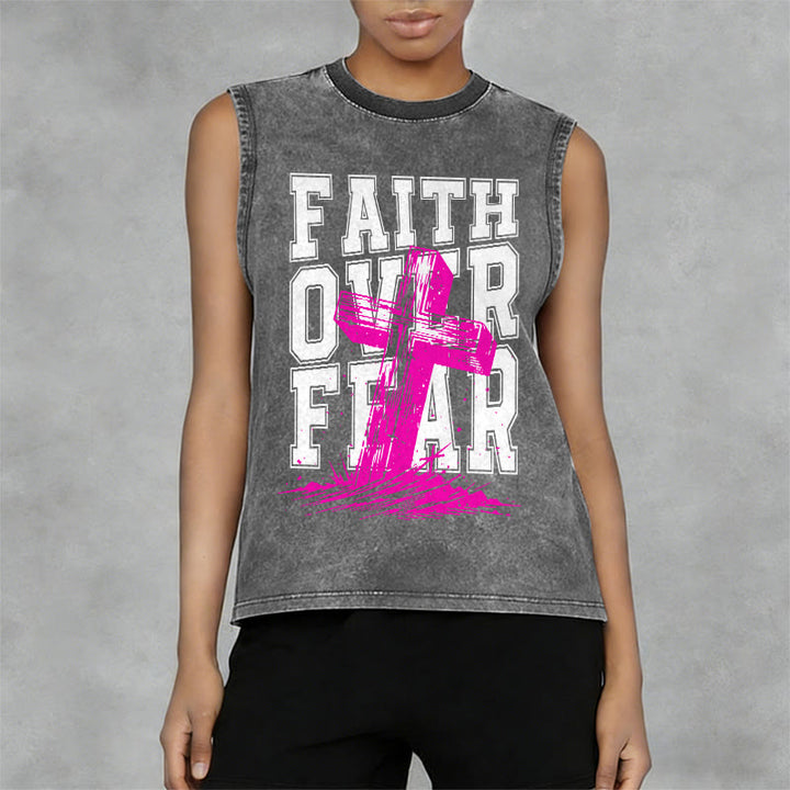 Christianartworkshop Canotta unisex lavata FAITH OVER FEAR - image 8