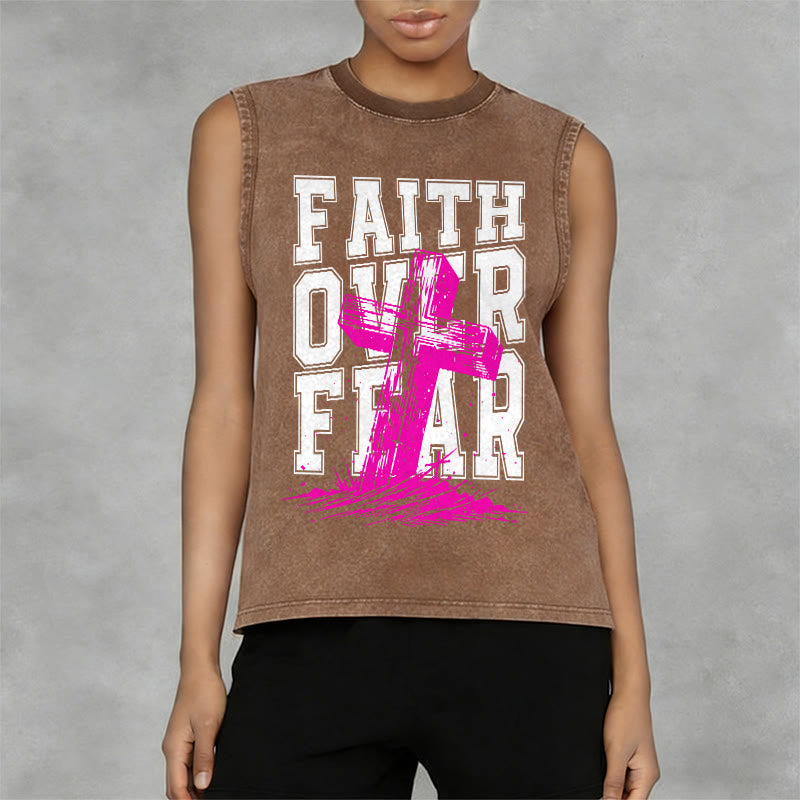 Christianartworkshop Canotta unisex lavata FAITH OVER FEAR - image 5