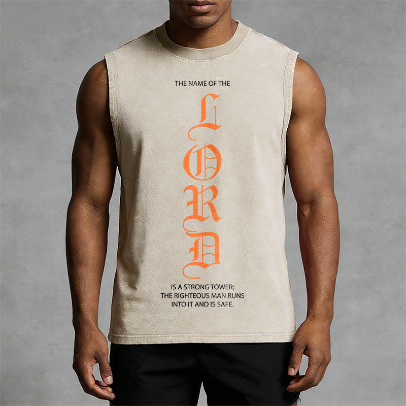 Canotta unisex lavata con scritta "LORD" Christianartworkshop - image 7