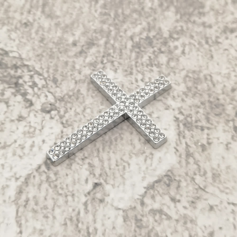 Adesivo per auto con croce in metallo resistente Christianartworkshop : un promemoria della Sua silenziosa guida sulla strada. - Argento# (Set di 4) - image 15