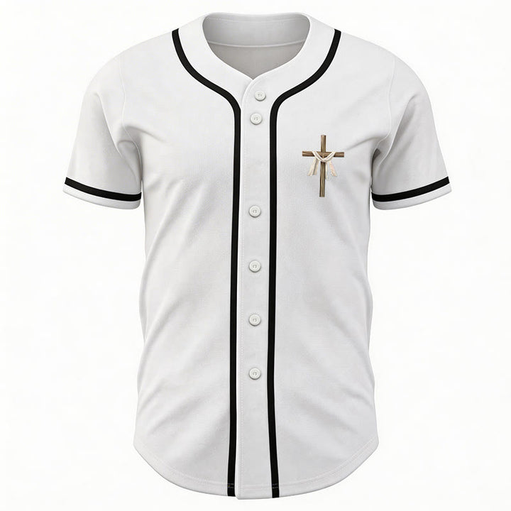 Christianartworkshop Non è qui, è risorto Maglia da baseball unisex Faith - image 13