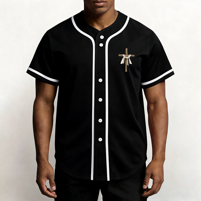 Christianartworkshop Non è qui, è risorto Maglia da baseball unisex Faith - image 16