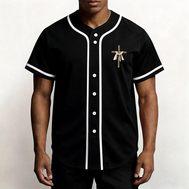 Christianartworkshop Non è qui, è risorto Maglia da baseball unisex Faith - image 16