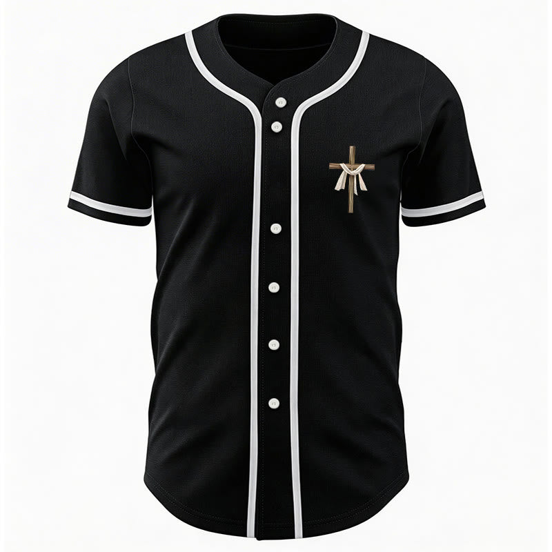 Christianartworkshop Non è qui, è risorto Maglia da baseball unisex Faith - image 20