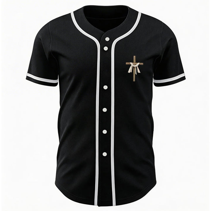 Christianartworkshop Non è qui, è risorto Maglia da baseball unisex Faith - image 20
