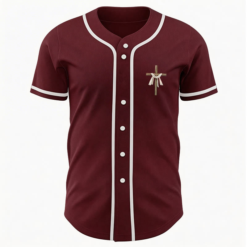 Christianartworkshop Non è qui, è risorto Maglia da baseball unisex Faith - image 34