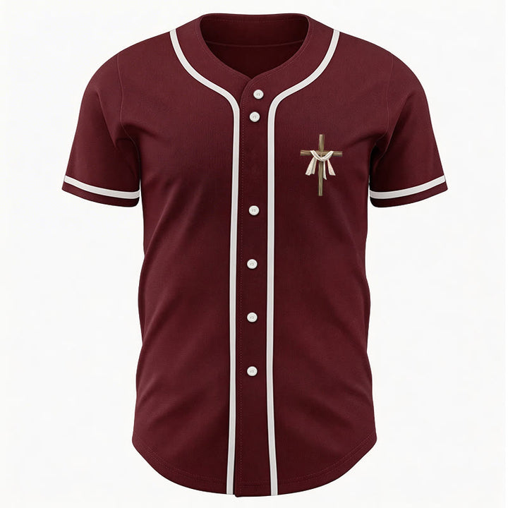 Christianartworkshop Non è qui, è risorto Maglia da baseball unisex Faith - image 34