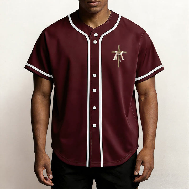 Christianartworkshop Non è qui, è risorto Maglia da baseball unisex Faith - image 30