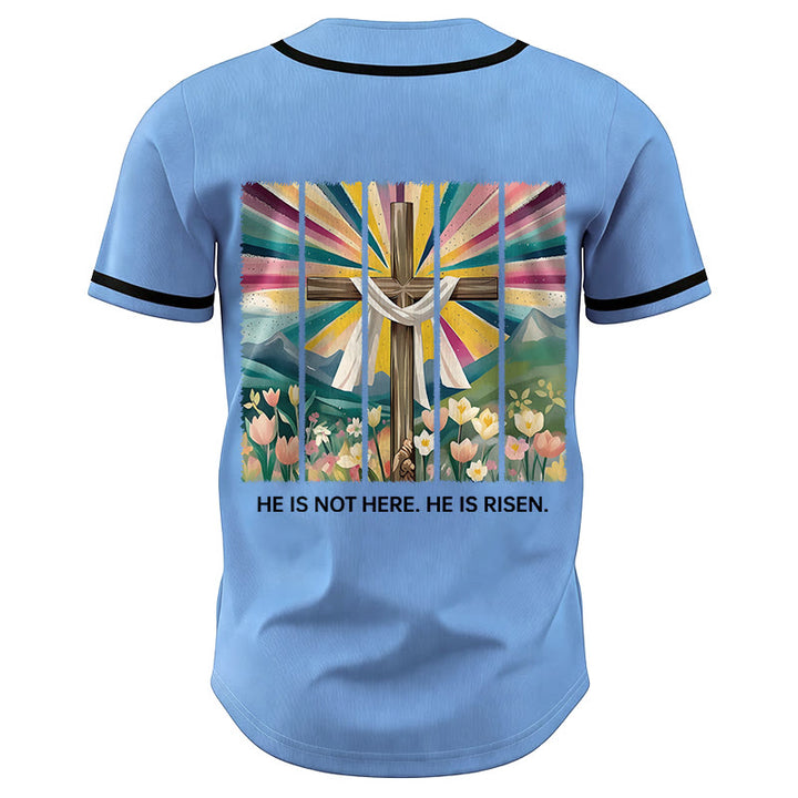Christianartworkshop Non è qui, è risorto Maglia da baseball unisex Faith - image 40
