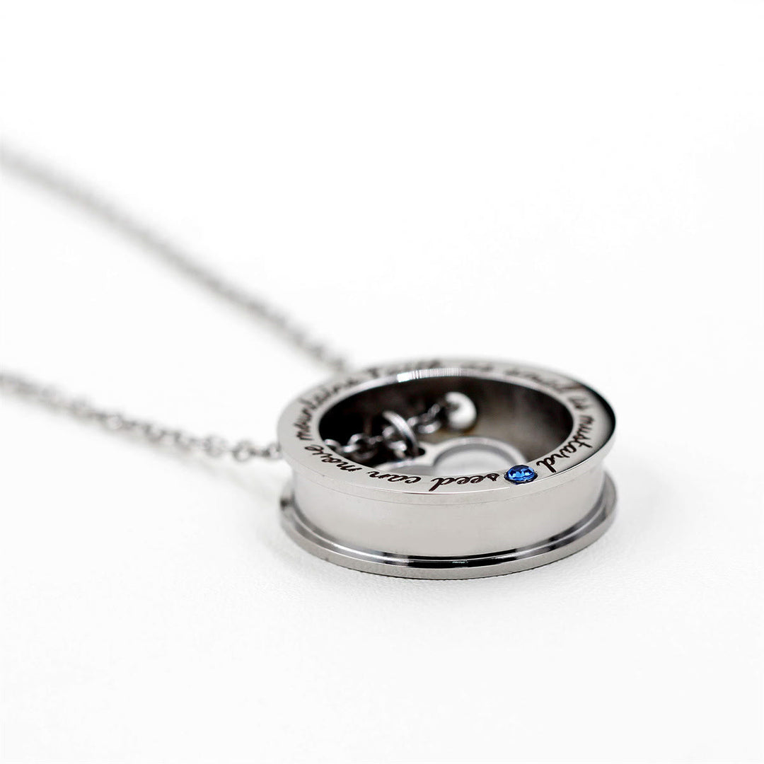 Christianartworkshop Collana con ciondolo a forma di cuore e semi di senape: la fede piccola come un semino di senape. - image 4
