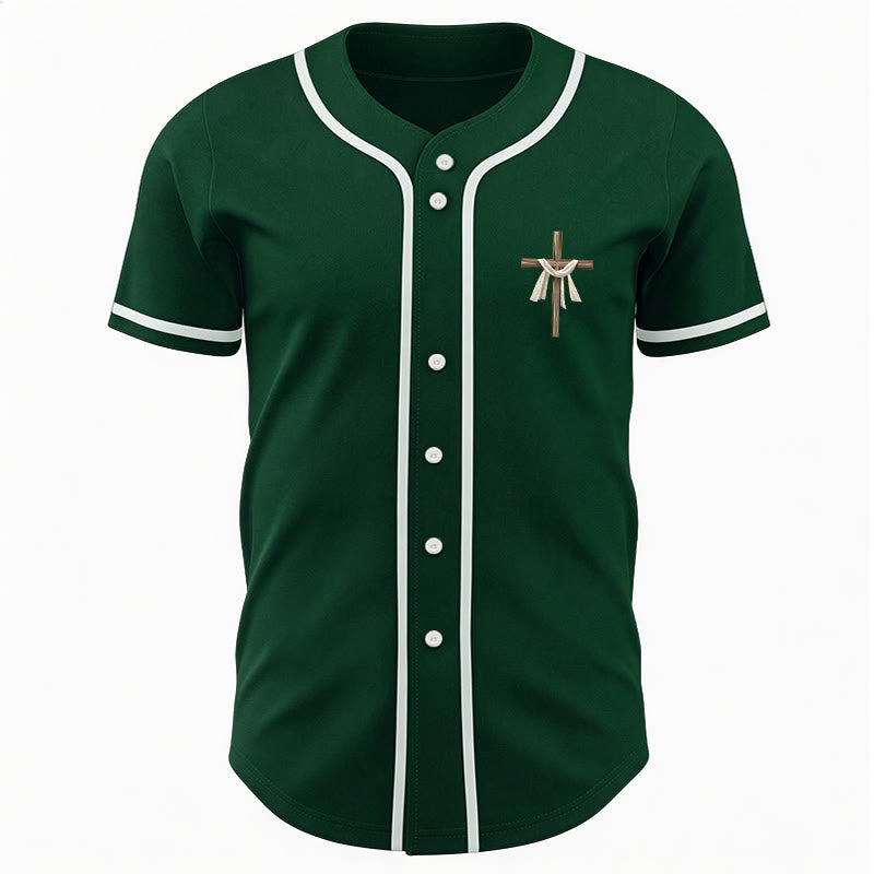 Christianartworkshop Non è qui, è risorto Maglia da baseball unisex Faith - image 48