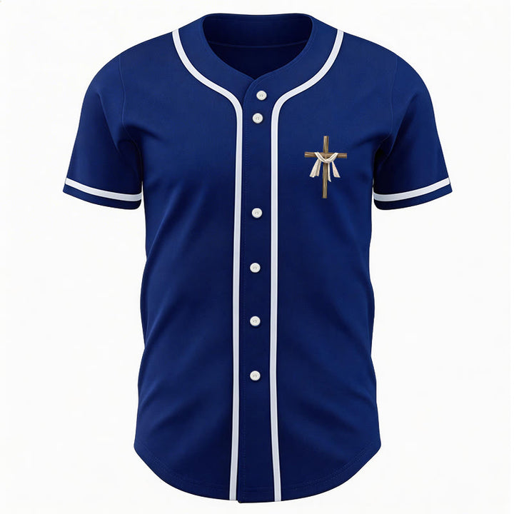 Christianartworkshop Non è qui, è risorto Maglia da baseball unisex Faith - image 55