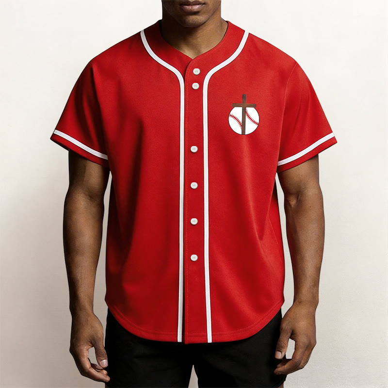 Christianartworkshop Filippesi 4:13 Maglia da baseball della fede: Maglia da baseball con croce, motto, forza e devozione - image 23