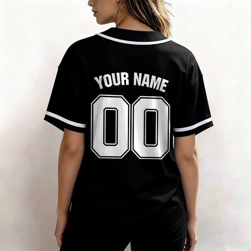 Christianartworkshop Faith Over Fear Maglia da baseball unisex personalizzata con nome e numero - image 5