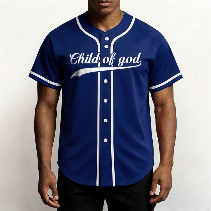 Christianartworkshop Child Of God Maglia da baseball unisex personalizzata con nome e numero - image 9