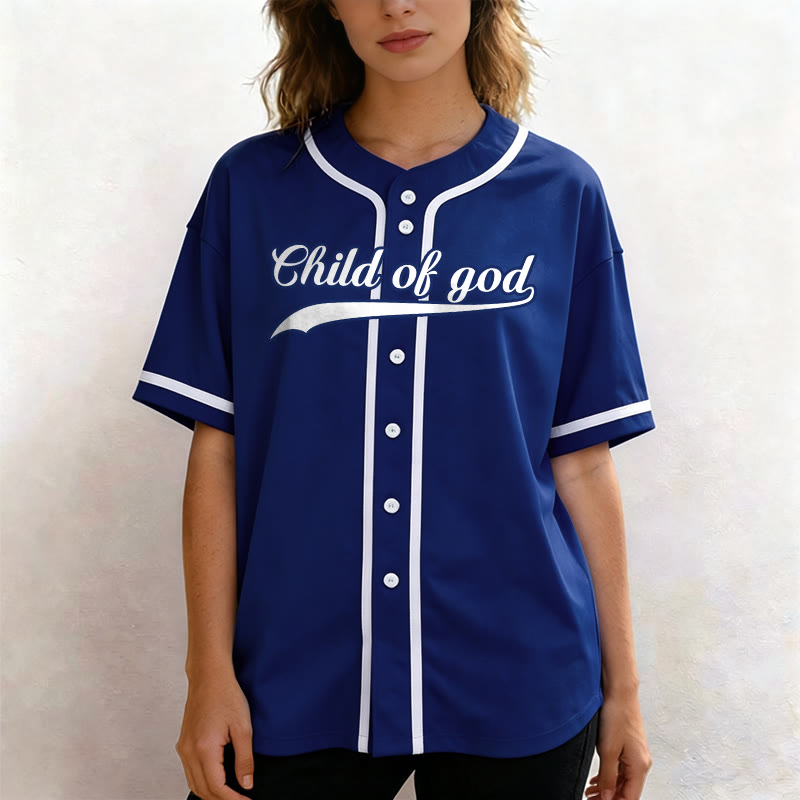 Christianartworkshop Child Of God Maglia da baseball unisex personalizzata con nome e numero - image 11