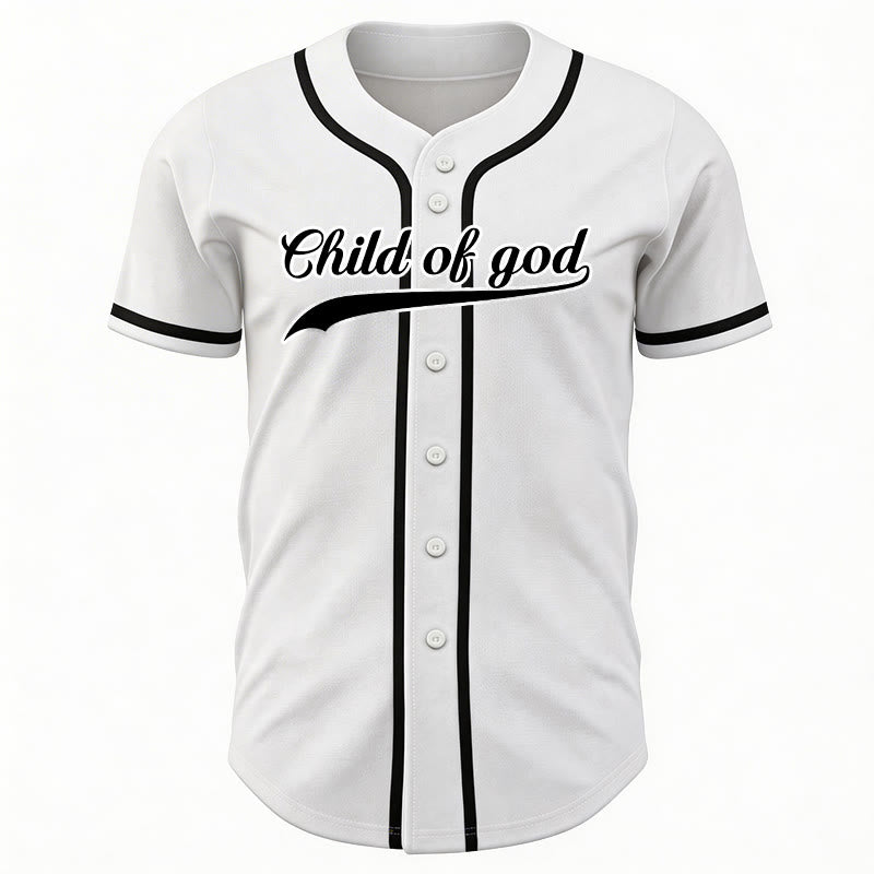 Christianartworkshop Child Of God Maglia da baseball unisex personalizzata con nome e numero - image 20