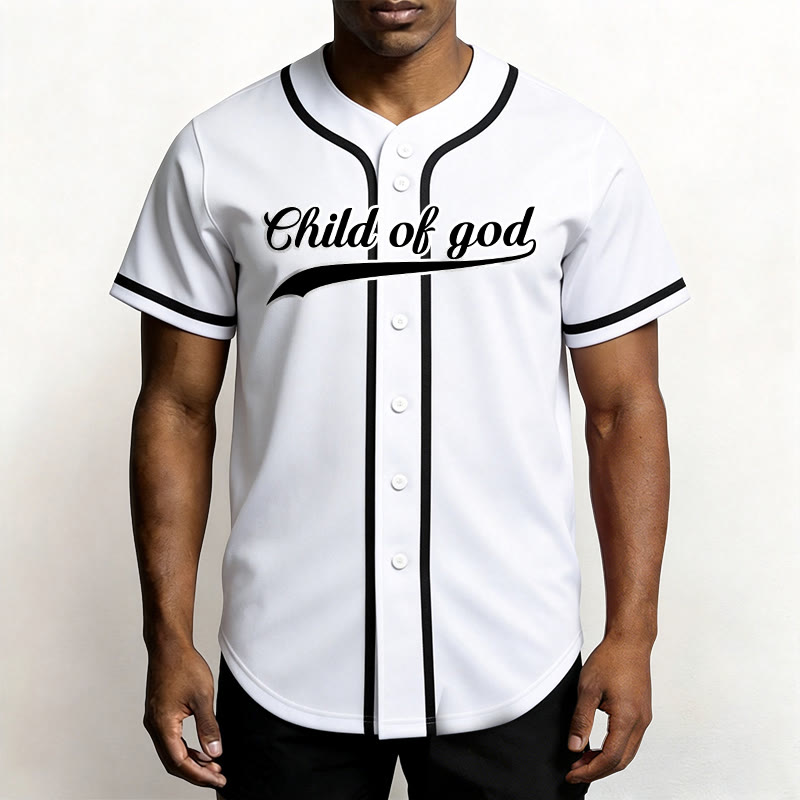 Christianartworkshop Child Of God Maglia da baseball unisex personalizzata con nome e numero - image 18