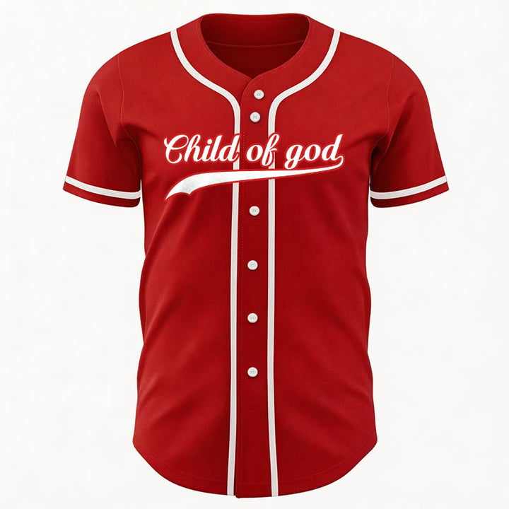 Christianartworkshop Child Of God Maglia da baseball unisex personalizzata con nome e numero - image 27