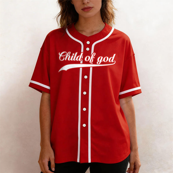 Christianartworkshop Child Of God Maglia da baseball unisex personalizzata con nome e numero - image 25