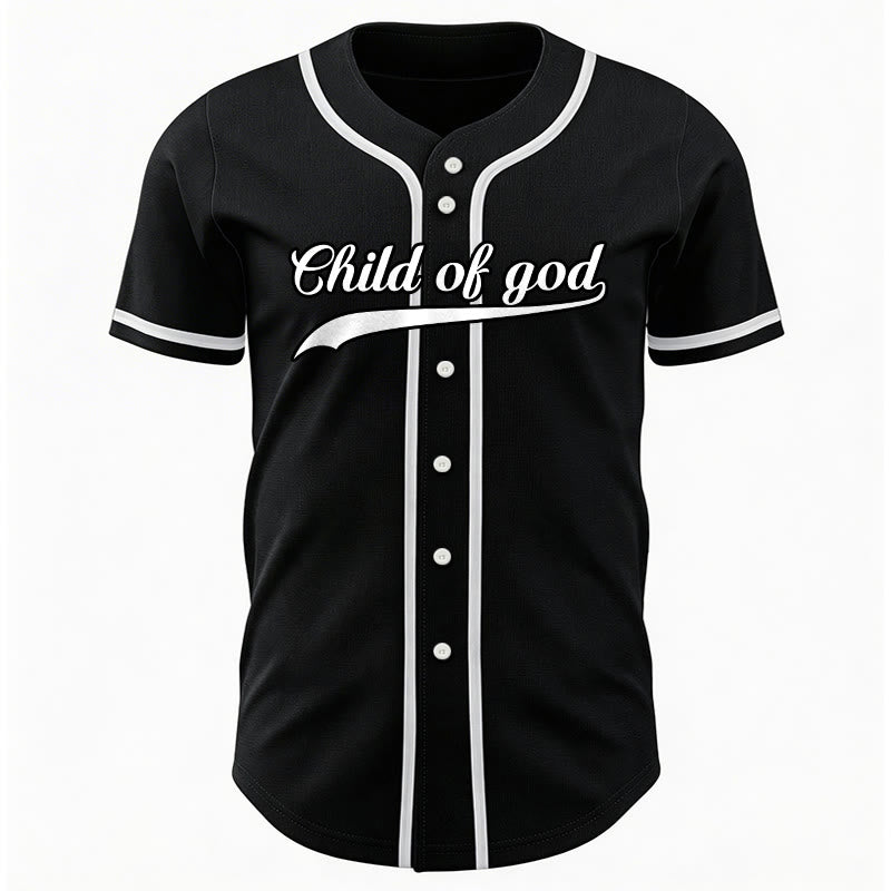 Christianartworkshop Child Of God Maglia da baseball unisex personalizzata con nome e numero - image 34
