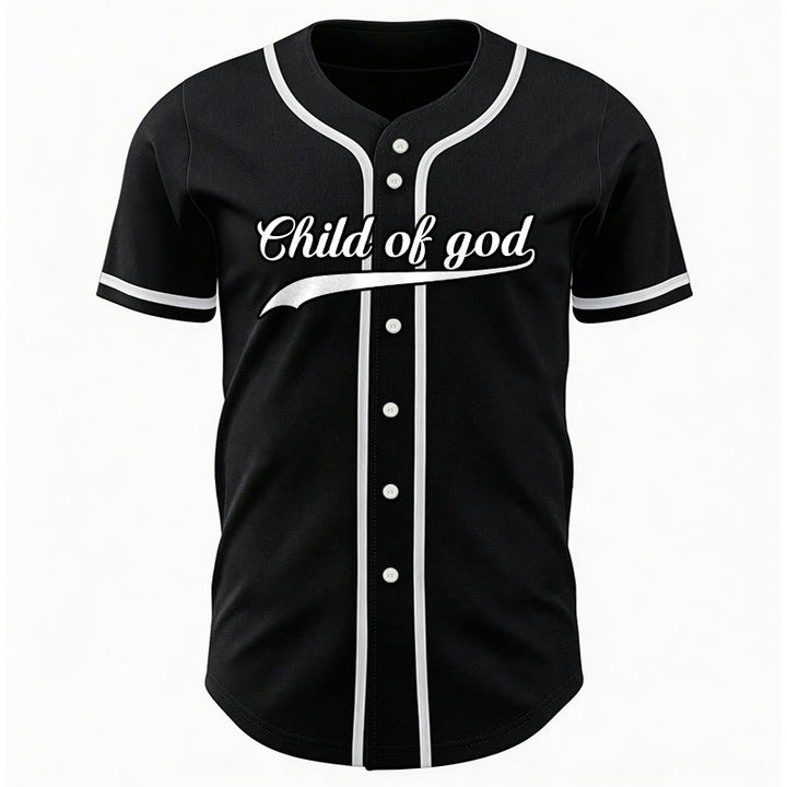 Christianartworkshop Child Of God Maglia da baseball unisex personalizzata con nome e numero - image 34