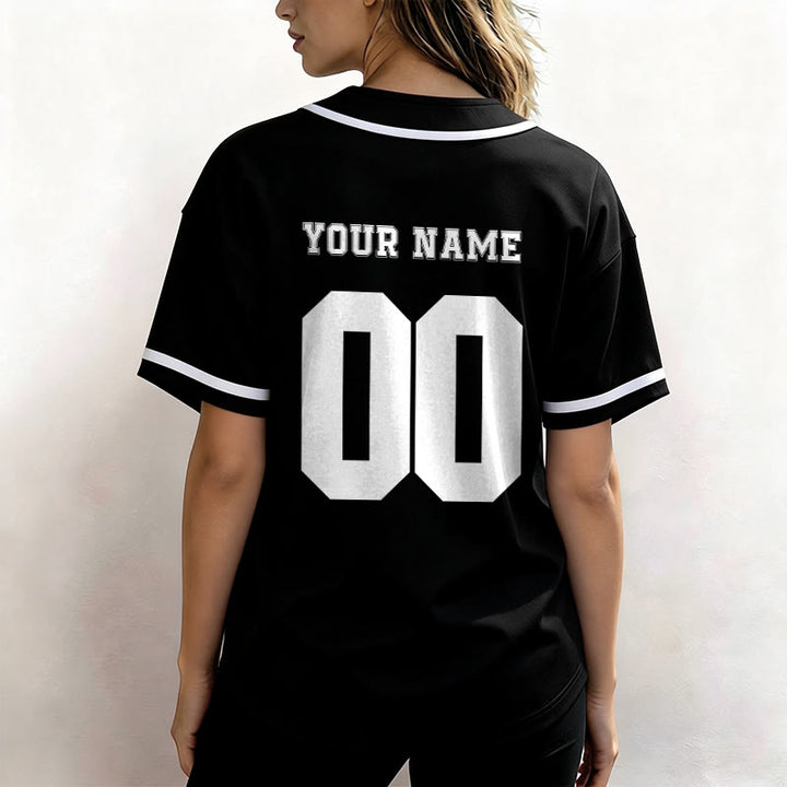 Christianartworkshop Maglia da baseball unisex personalizzata con nome e numero "Figlio di Dio" - image 33