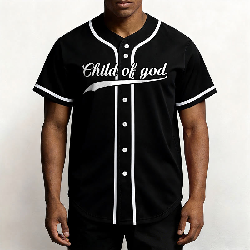 Christianartworkshop Child Of God Maglia da baseball unisex personalizzata con nome e numero - image 30