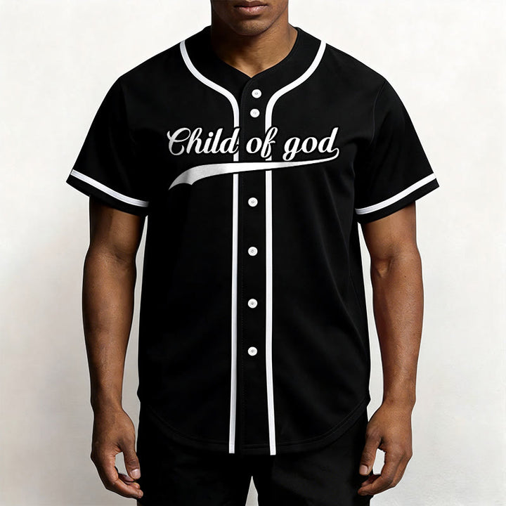 Christianartworkshop Child Of God Maglia da baseball unisex personalizzata con nome e numero - image 30