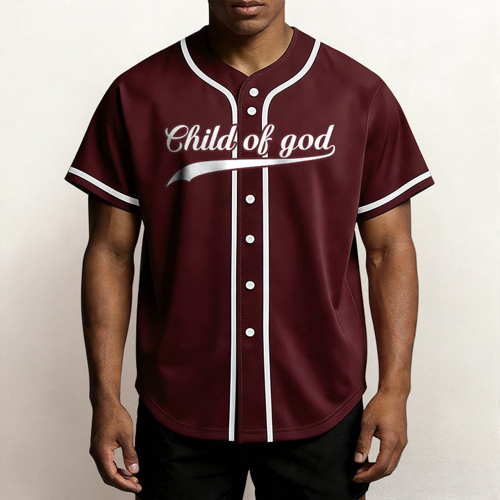 Christianartworkshop Child Of God Maglia da baseball unisex personalizzata con nome e numero - image 37
