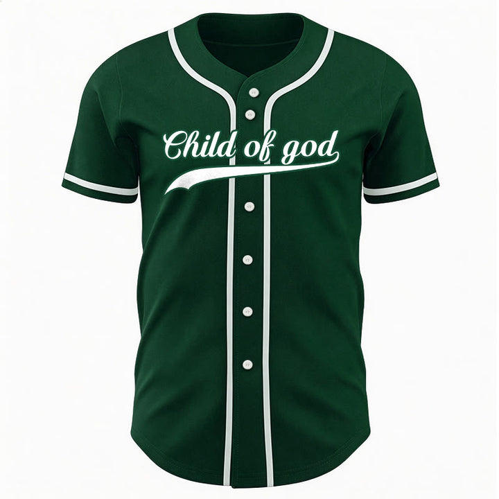 Christianartworkshop Child Of God Maglia da baseball unisex personalizzata con nome e numero - image 55