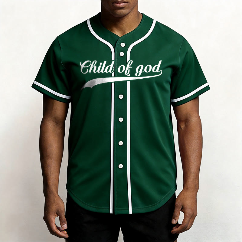 Christianartworkshop Child Of God Maglia da baseball unisex personalizzata con nome e numero - image 51