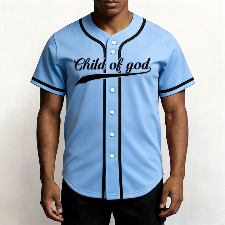 Christianartworkshop Child Of God Maglia da baseball unisex personalizzata con nome e numero - image 44
