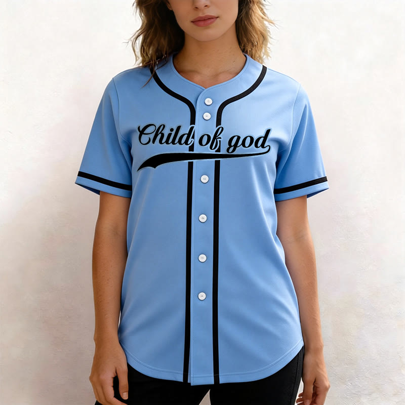Christianartworkshop Child Of God Maglia da baseball unisex personalizzata con nome e numero - image 46