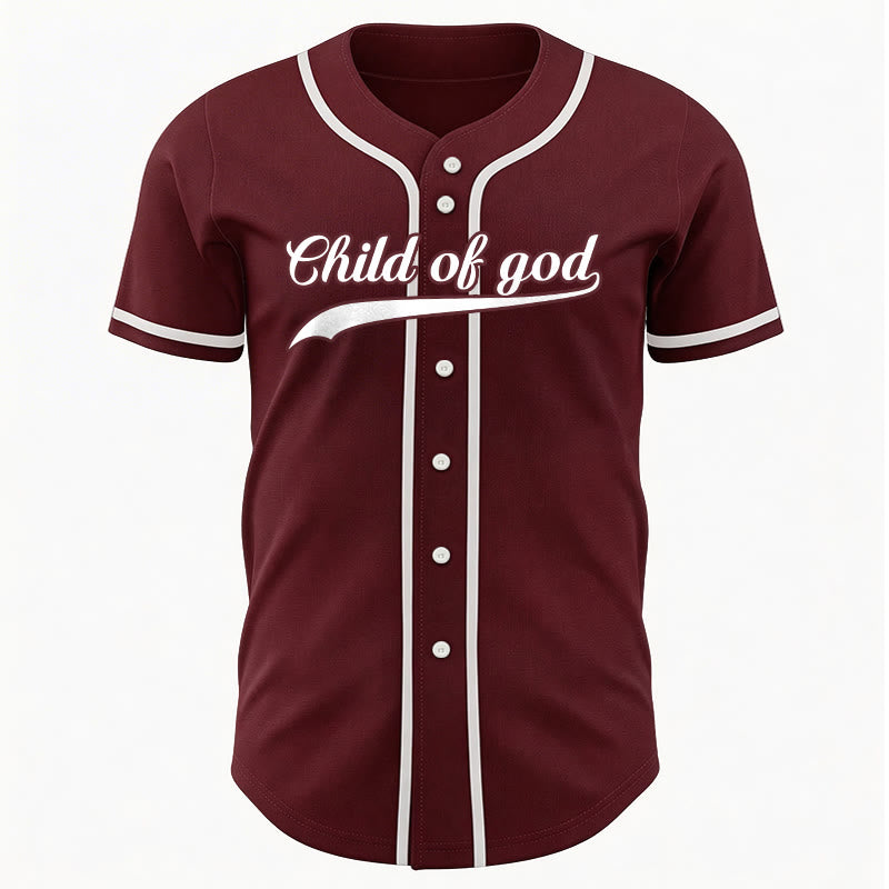 Christianartworkshop Child Of God Maglia da baseball unisex personalizzata con nome e numero - image 41